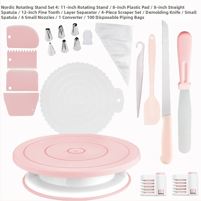 Libisemiskindel koogi pöördalus pöörleva laua kaunistuslaua ülikond koogi pöördalus kook ise-tee küpsetamisvahendid