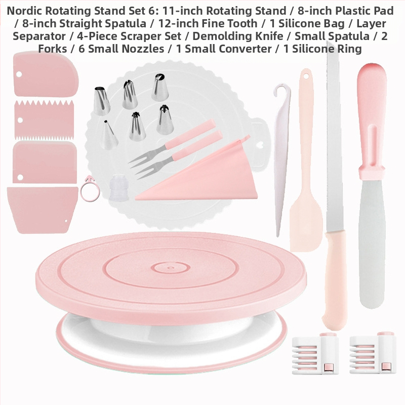 Libisemiskindel koogi pöördalus pöörleva laua kaunistuslaua ülikond koogi pöördalus kook ise-tee küpsetamisvahendid