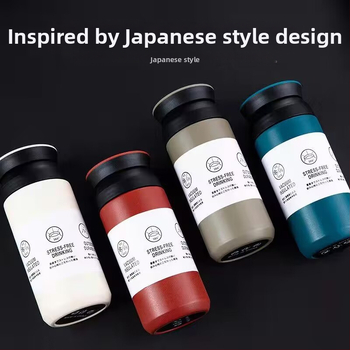 Tarpvalstybinis karšto išpardavimo vyriškas ir moteriškas verslo mados vandens puodelis nešiojamas nerūdijančio plieno dulkių siurblys tiesus puodelis dovanų puodelis biuro dulkių siurblys puodelis