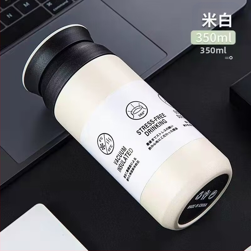 Tarpvalstybinis karšto išpardavimo vyriškas ir moteriškas verslo mados vandens puodelis nešiojamas nerūdijančio plieno dulkių siurblys tiesus puodelis dovanų puodelis biuro dulkių siurblys puodelis