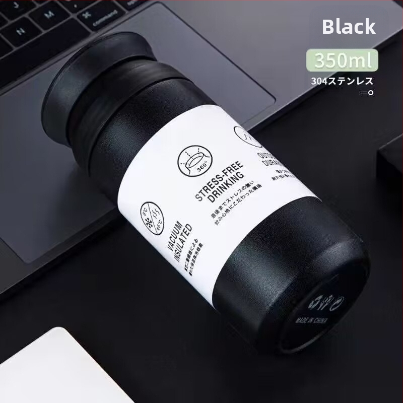 Tarpvalstybinis karšto išpardavimo vyriškas ir moteriškas verslo mados vandens puodelis nešiojamas nerūdijančio plieno dulkių siurblys tiesus puodelis dovanų puodelis biuro dulkių siurblys puodelis