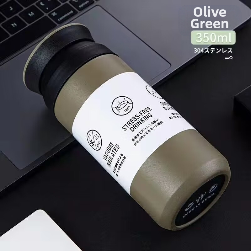 Tarpvalstybinis karšto išpardavimo vyriškas ir moteriškas verslo mados vandens puodelis nešiojamas nerūdijančio plieno dulkių siurblys tiesus puodelis dovanų puodelis biuro dulkių siurblys puodelis