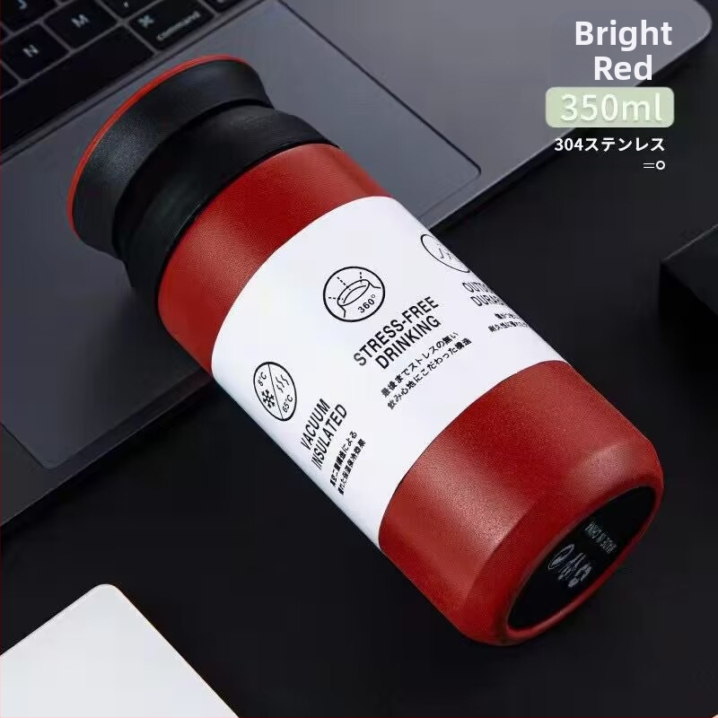 Tarpvalstybinis karšto išpardavimo vyriškas ir moteriškas verslo mados vandens puodelis nešiojamas nerūdijančio plieno dulkių siurblys tiesus puodelis dovanų puodelis biuro dulkių siurblys puodelis