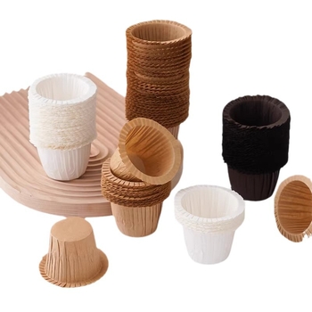 Tulbipaberist tass Amazoni kuummüügis olev koogihoidja leegi tass muffinikoogi küpsetamiseks mõeldud õlikindel paberihoidja tehase hulgimüük