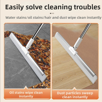 Νέα ξύστρα δαπέδου Magic Broom Χονδρική ξύστρα δαπέδου τουαλέτας σιλικόνης Οικιακή σκούπα σκούπα σκουπίσματος