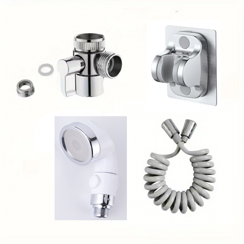 Praustuvo maišytuvas, visas varinis, vandens skirstytuvas, praustuvo maišytuvas, dušo antgalis, išorinis šampūno artefaktas, dušo galvutė