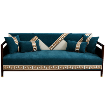 Kruopščiai atrinkta „Hongyuan“ madinga medžio masyvo sofos pagalvėlė, raudonmedžio pagalvėlė, chinoiserie, naujas chinoiserie medienos sofos pagalvėlės užvalkalas, universalus visiems metų laikams.