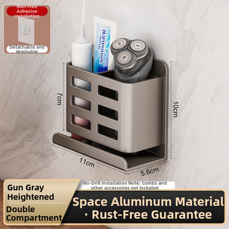 Vonios kambario šukų lentynėlė, tualetas be skylių, prie sienos tvirtinamas tualetas, kosmetinis skustuvas, dantų šepetėlis, dantų pastos laikymo cilindras