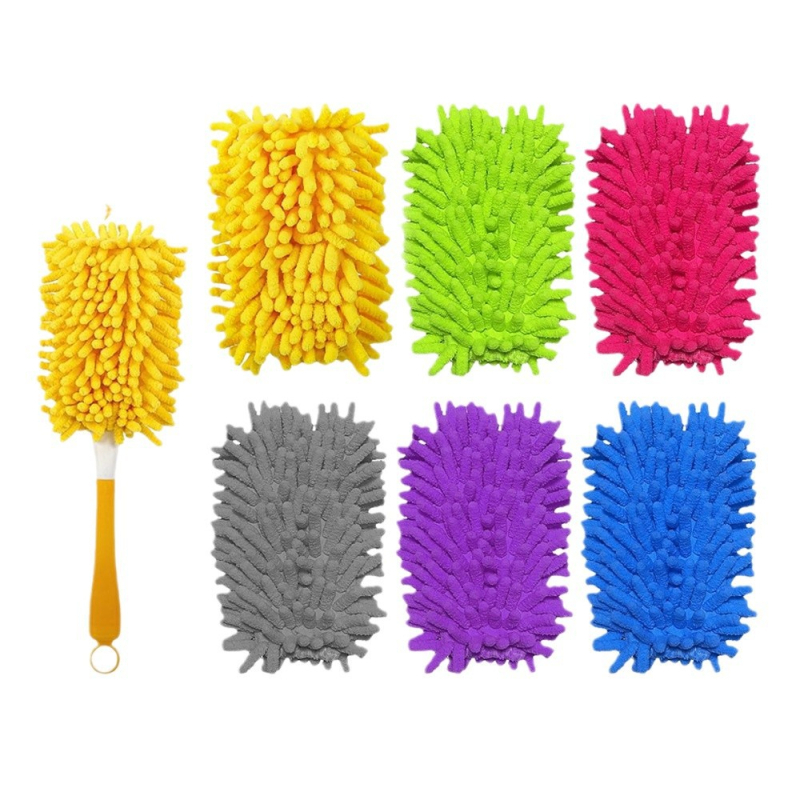 Προσαρμοσμένο για ξεσκονόπανο Swiffer, ξεσκονόπανο σενίλ, ανταλλακτική κεφαλή συλλογής σκόνης 360 μοιρών για στεγνή και υγρή σκόνη