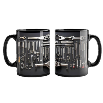 Vasario mėnesio užsienio prekybos naujas produktas, vyro įrankių dėžė, tėvo remonto dėžė, keraminis puodelis, Tėvo dienos dovana