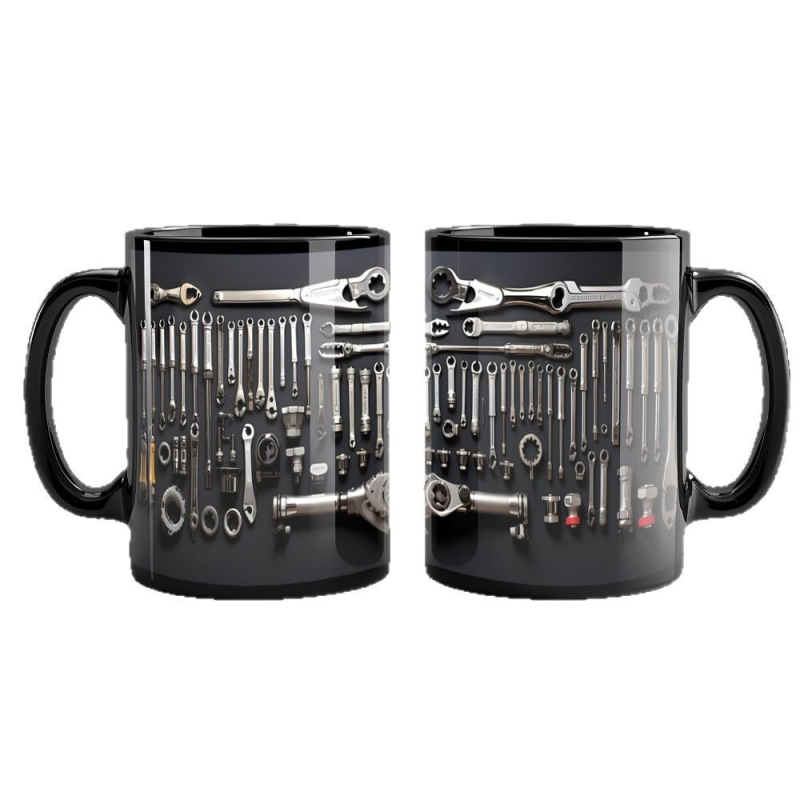 Vasario mėnesio užsienio prekybos naujas produktas, vyro įrankių dėžė, tėvo remonto dėžė, keraminis puodelis, Tėvo dienos dovana