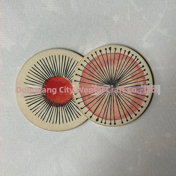 Комплект от 6 подложки за чаши с плодови мотиви, термоустойчиви, неплъзгащи се и декоративни, подходящи за домашен офис.