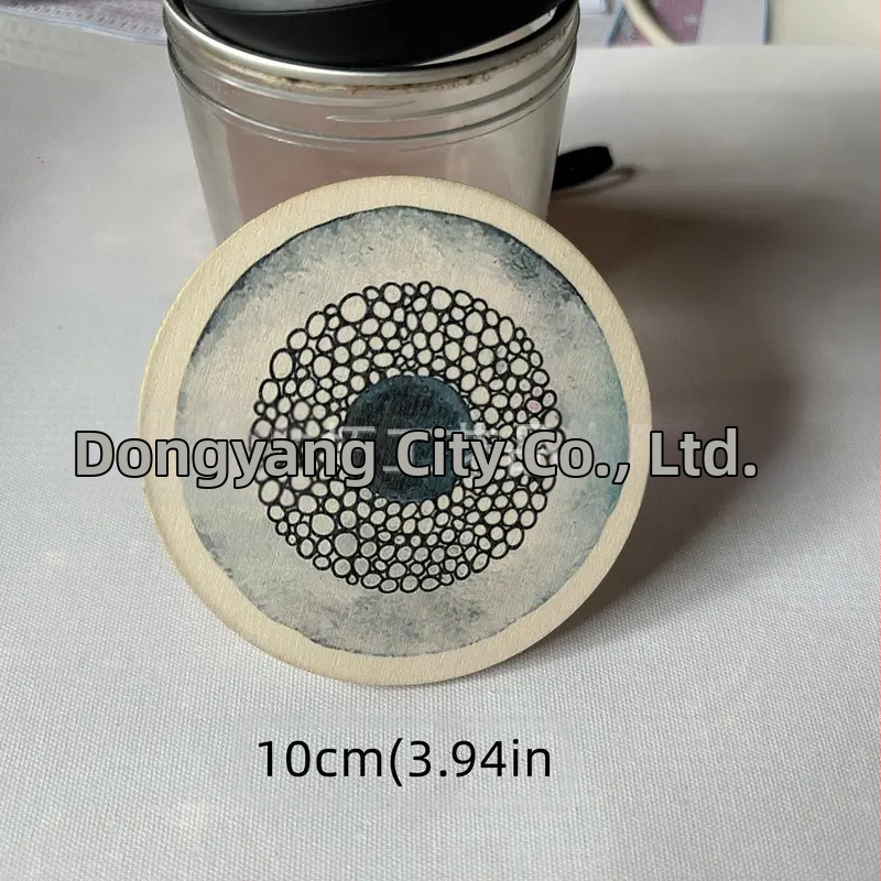 Комплект от 6 подложки за чаши с плодови мотиви, термоустойчиви, неплъзгащи се и декоративни, подходящи за домашен офис.