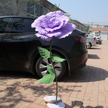 Нова стереотипна симулация на божур - витрина с цветя - Meichen - дейности на открито - оформление на обекта - голям букет - цветна аранжировка