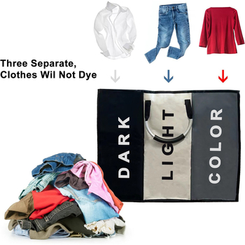 Piiriülene alumiiniumist käepidemega hoiustamiskorv määrdunud riiete korv eemaldatav hoiustamiskorv taaskasutuskorv kodu 3