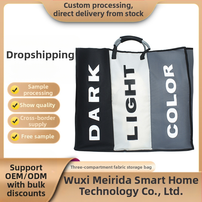 Piiriülene alumiiniumist käepidemega hoiustamiskorv määrdunud riiete korv eemaldatav hoiustamiskorv taaskasutuskorv kodu 3