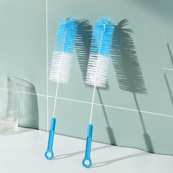 Vairumtirdzniecības garā roktura mazgāšanas krūzīšu birste pudeļu birste termosa krūzīšu sūkļa birste garā pudeļu birste elastīga mājsaimniecības tīrīšanas ierīce caurspīdīga