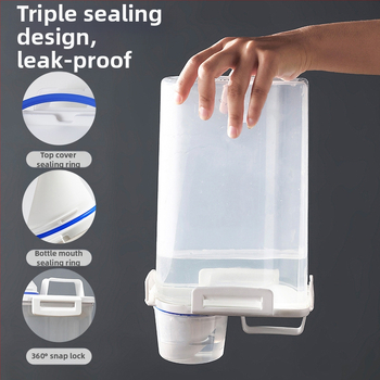 Buitinis skalbimo miltelių laikymo kibiras, didelis, mažas, plastikinis, su dangteliu, sandarus, drėgmei atsparus, šlapių skalbinių skysčio laikymo bakas su nešiojamu žiedu