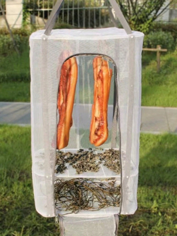 Balts žāvēšanas tīkls, saules žāvēšanas tīkls, jauns salokāms žāvēšanas būris, zivju žāvēšanas tīkls, žāvēšanas tīkls, dārzeņu žāvēšanas tīkls, mušu necaurlaidīgs būris