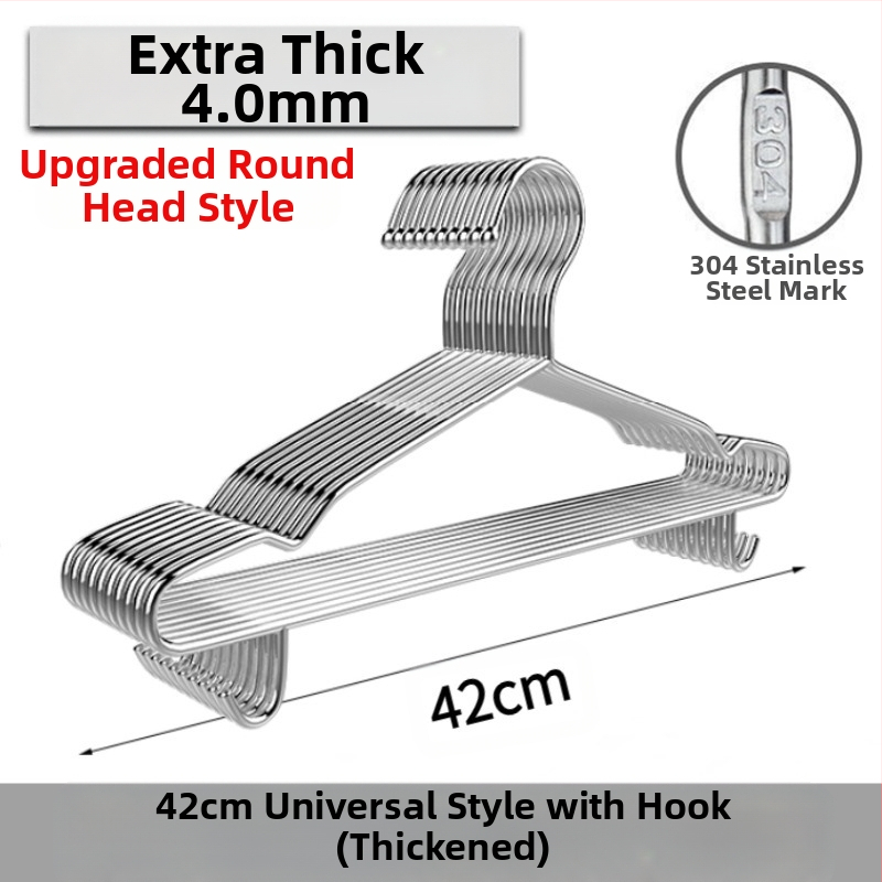 304 roostevabast terasest kuivatusrest majapidamisriiulile, paksendatud paksendatud riidekonks, eriti paks beebi