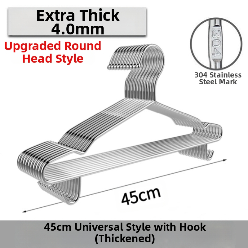 304 roostevabast terasest kuivatusrest majapidamisriiulile, paksendatud paksendatud riidekonks, eriti paks beebi