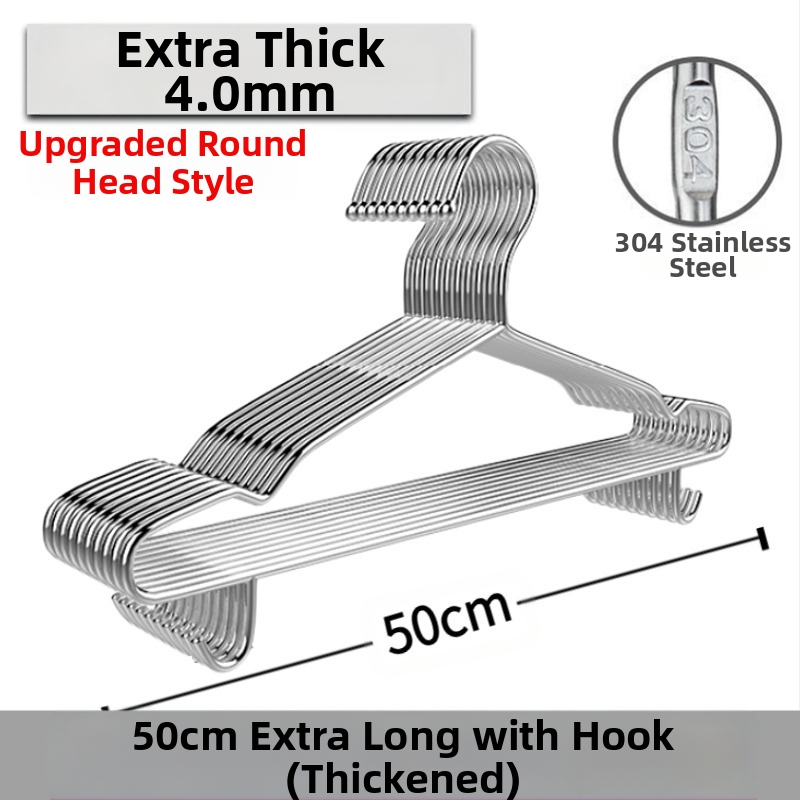 304 roostevabast terasest kuivatusrest majapidamisriiulile, paksendatud paksendatud riidekonks, eriti paks beebi