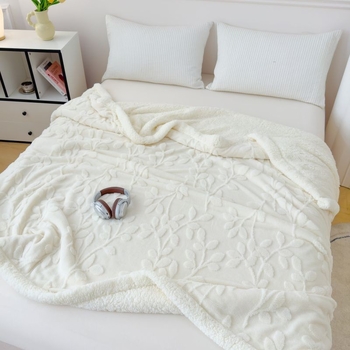 Διασυνοριακή φθινοπωρινή και χειμερινή ζακάρ κουβέρτα από fleece αρνιού, μονόχρωμη, πολυλειτουργική κουβέρτα για το διάλειμμα για μεσημεριανό γεύμα, μονόκλινη κουβέρτα για κοιτώνες