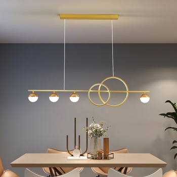 Piiriülene Põhjala lühter, kerge luksus, moodne ja lihtne, disainer-söögituba, kohvik, restoran, baarilett, söögilaud, nutikas juhtimine