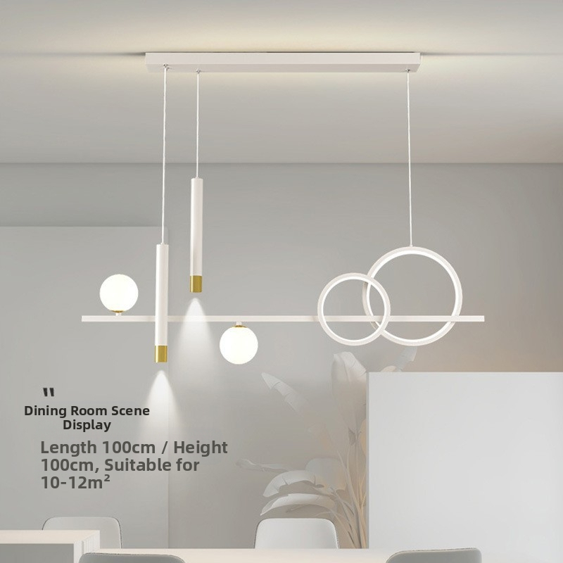 Piiriülene Põhjala lühter, kerge luksus, moodne ja lihtne, disainer-söögituba, kohvik, restoran, baarilett, söögilaud, nutikas juhtimine