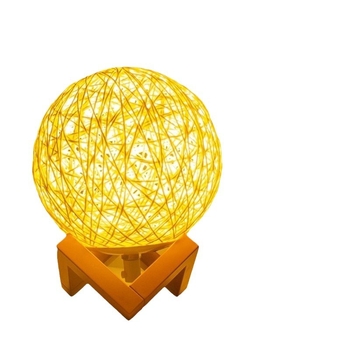 Δημιουργικό νυχτερινό φωτιστικό με μπάλα από rattan σε σχήμα καρδιάς για κορίτσια, κομοδίνο, ρομαντικό νυχτερινό φωτιστικό από rattan, ατμόσφαιρα, απαλό φως, νυχτερινό φωτιστικό ύπνου