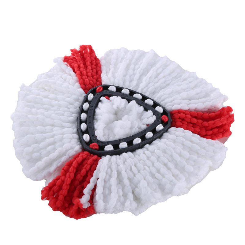 „Amazon“ karšto pardavimo gamyklos tiesioginis tiekimas. Raudonos ir baltos spalvos trikampio rotacinio šluostės pakeitimo priedai. „Head Fit O-CEDAR“.