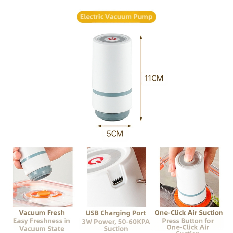 Maistinė plastikinė sandari vakuuminė laikymo dėžutė, mikrobangų krosnelės šildymo buitinė šaldytuvo maisto daržovių laikymo dėžutė