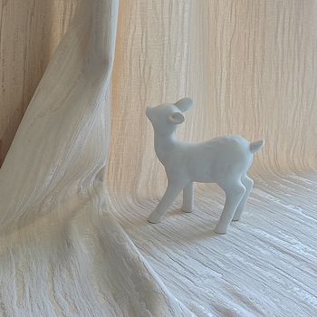 Šviesmečių prancūziško kremo stiliaus didelio tikslumo žakardo medienos tekstūros šenilinės individualiai pritaikytos aukštos klasės svetainės miegamojo užuolaidos