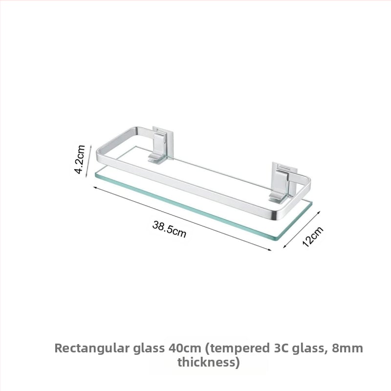 Daugiasluoksnė erdvė iš aliuminio, vieno sluoksnio stiklo rėmo, grūdinto stiklo, dvigubo stačiakampio formos stovo, vonios kambario komoda