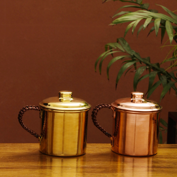 Vaskne teetass Vaskne tass Vaskne tass Käsitööna valminud vaskne teekann ilma kaaneta puhtast vasest tass tasuta saatmisega