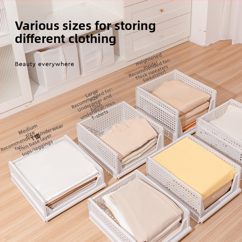 Гардероб, многослоен преграден шкаф с чекмедже, шкаф за съхранение на дрехи, кутия за съхранение на дрехи в спалня, кошница за гардероб