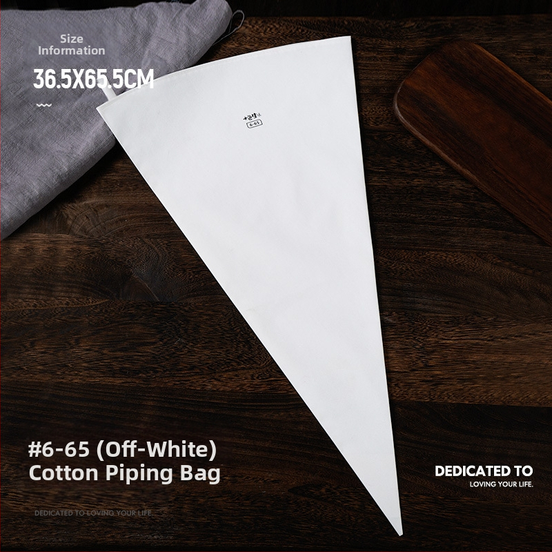 Paks puuvillane kondiitrikott, suur suurus, pigistatav küpsisekott, koore-kondiitrikott, majapidamises korduvkasutatav