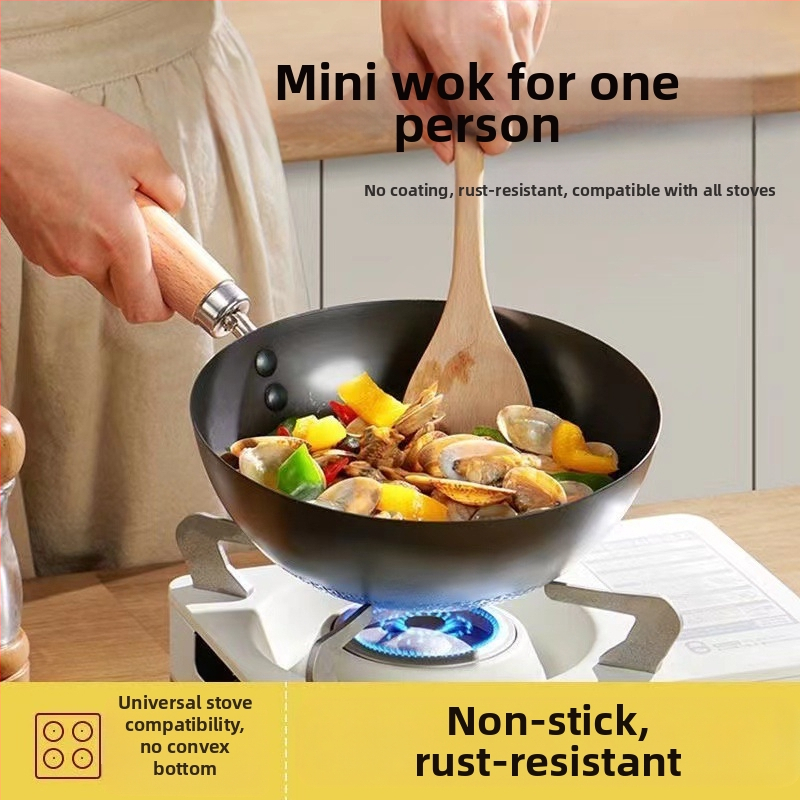 Väike 20 cm pikkune Jaapani stiilis majapidamispliit, katmata lame keedupott, induktsioonpliit, sobib väikestele wok-pannidele