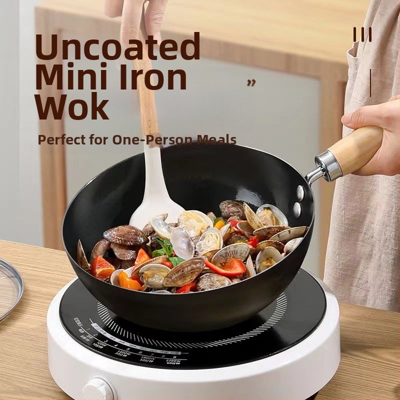 Väike 20 cm pikkune Jaapani stiilis majapidamispliit, katmata lame keedupott, induktsioonpliit, sobib väikestele wok-pannidele