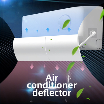 Oro kondicionieriaus vėjo deflektorius universalus mėnulio oro kondicionieriaus vėjo skydas buitinis sieninis oro kondicionierius be montavimo, vėjo deflektorius, apsaugantis nuo tiesioginio pūtimo