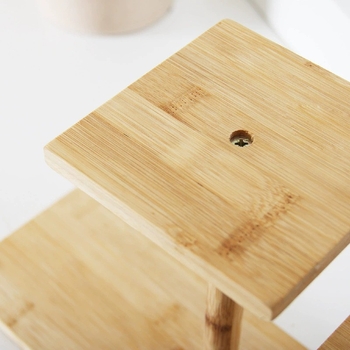 Svetainės grindų balkono daiktadėžė, minkštas stalviršis, medžio masyvo bambuko gėlių vazono pagrindas, daugiafunkcis augalų, gėlių stovas, gėlių stovas