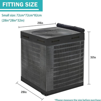 Centrinio oro kondicionieriaus uždanga, visiškai kvėpuojantis tinklelis, nuimamas ir vandeniui atsparus, viršutinis išorinio oro kondicionieriaus uždanga, lauko oro kondicionieriaus uždanga