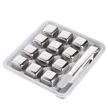 304 roostevabast terasest jää, kiirkülmutatud raudjää, tera suvine jahutav jää, koks, viski, taaskasutatavad jäähokipallid