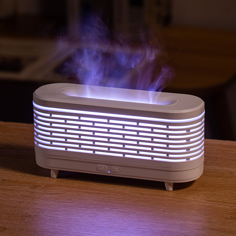 Kūrybinis miegamojo biuro darbalaukio liepsnos drėkintuvas buitiniam mažam naktiniam šviestuvui tarpvalstybinis eterinio aliejaus aromaterapijos aparatas