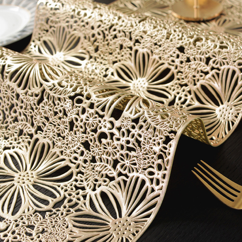 Pārrobežu karsti pārdots svaigu saulespuķu dobu galda celiņš, Eiropas stila, viegls, grezns PVC pretapaugšanas, ūdensizturīgs, pretapplaucēšanās, videi draudzīgs, dekoratīvs, garš dvielis