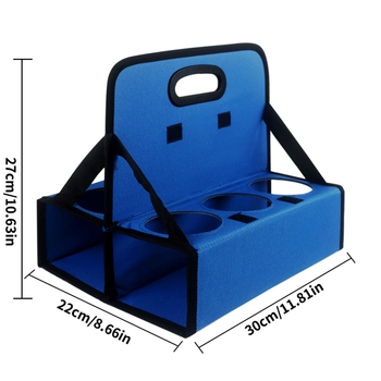 Sulankstoma nešiojama gėrimų laikymo dėžutė Kavos puodelis Maišelis išsinešimui Karščiui izoliuotas puodelių laikiklis Daugkartinio naudojimo puodelių laikiklis