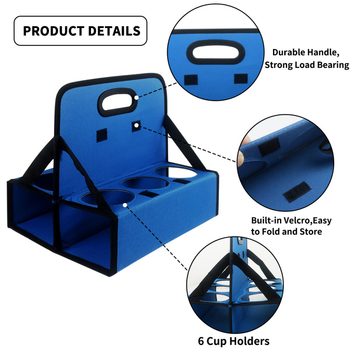 Sulankstoma nešiojama gėrimų laikymo dėžutė Kavos puodelis Maišelis išsinešimui Karščiui izoliuotas puodelių laikiklis Daugkartinio naudojimo puodelių laikiklis