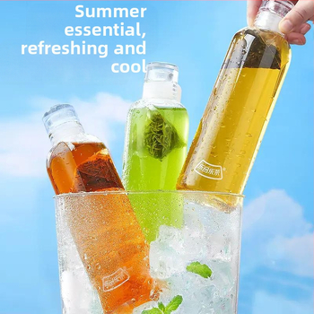 Kvaliteetne külmpruulimispudel, kuumakindel külmpruulitud teetass ajaskaalaga, kõrge borosiilikaatklaasist veetass, külmpruulitud teetass 500–1000