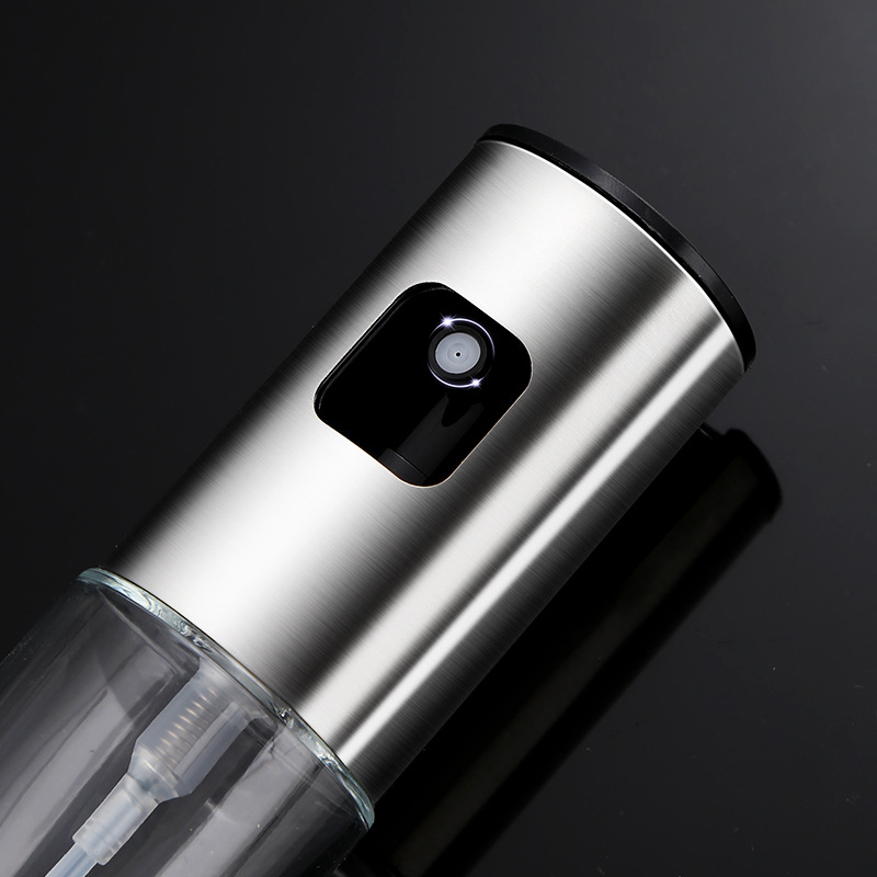 304 nerūdijančio plieno aliejaus įpurškimo butelis, kepsninės presas, purškiamo aliejaus įpurškimo butelis, virtuvės padažo acto aliejaus įpurškimas, nepralaidus stiklinis aliejaus puodas