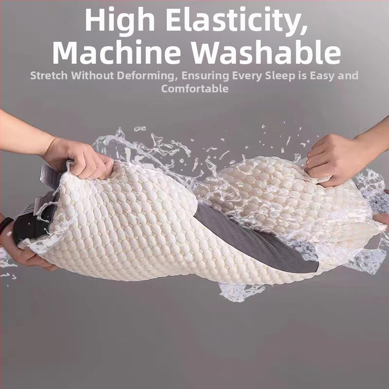 Нова плетена памучна възглавница за защита на врата, масажна възглавница, която не се срутва, домашна възглавница за сън, хотелска спалня, единична двойна възглавница, сърцевина на едро